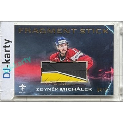 2025/26 Real Cards serie 1 Collectors Edition #FS-13 Zbyněk Michálek Fragment Stick Gold 04/22