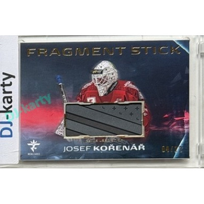 2025/26 Real Cards serie 1 Collectors Edition #FS-08 Josef Kořenář Fragment Stick Gold 04/22