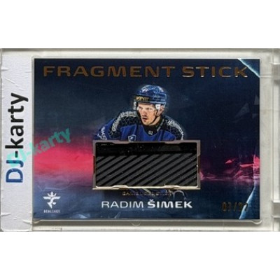 2025/26 Real Cards serie 1 Collectors Edition #FS-19 Radim Šimek Fragment Stick Gold 07/22