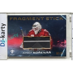 2025/26 Real Cards serie 1 Collectors Edition #FS-08 Josef Kořenář Fragment Stick Gold 07/22
