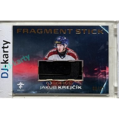 2025/26 Real Cards serie 1 Collectors Edition #FS-11 Jakub Krejčík Fragment Stick Gold 08/22