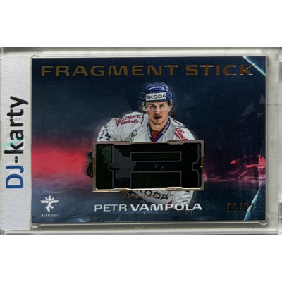 2025/26 Real Cards serie 1 Collectors Edition #FS-21 Petr Vampola Fragment Stick Gold 02/22