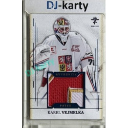 2025/26 Real Cards serie 1 Collectors Edition #AJ-27 Karel Vejmelka Authentic Patch Blue 10/19