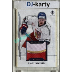 2025/26 Real Cards serie 1 Collectors Edition #AJ-13 Pavel Kousal Authentic Patch Blue 07/19