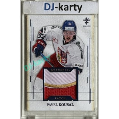 2025/26 Real Cards serie 1 Collectors Edition #AJ-13 Pavel Kousal Authentic Patch Blue 07/19