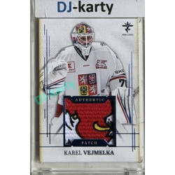 2025/26 Real Cards serie 1 Collectors Edition #AJ-27 Karel Vejmelka Authentic Patch Blue 18/19