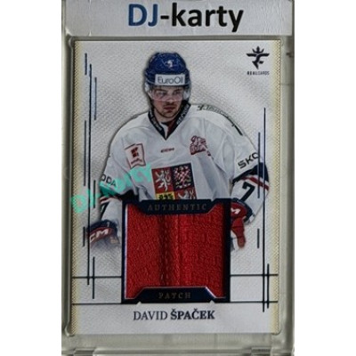 2025/26 Real Cards serie 1 Collectors Edition #AJ-23 David Špaček Authentic Patch Blue 16/19