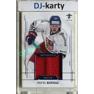 2025/26 Real Cards serie 1 Collectors Edition #AJ-13 Pavel Kousal Authentic Patch Blue 19/19