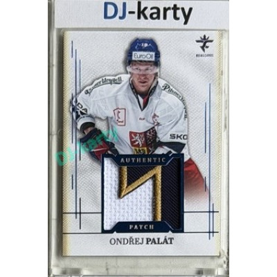 2025/26 Real Cards serie 1 Collectors Edition #AJ-19 Ondřej Palát Authentic Patch Blue 19/19