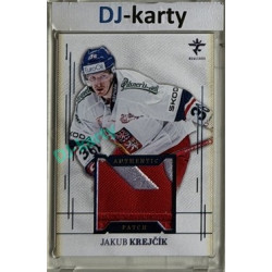 2025/26 Real Cards serie 1 Collectors Edition #AJ-14 Jakub Krejčík Authentic Patch Blue 18/19