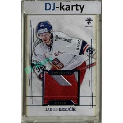 2025/26 Real Cards serie 1 Collectors Edition #AJ-14 Jakub Krejčík Authentic Patch Blue 18/19