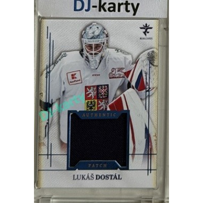 2025/26 Real Cards serie 1 Collectors Edition #AJ-03 Lukáš Dostál Authentic Patch Blue 07/19