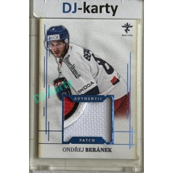 2025/26 Real Cards serie 1 Collectors Edition #AJ-01 Ondřej Beránek Authentic Patch Blue 18/19