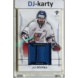 2025/26 Real Cards serie 1 Collectors Edition #AJ-22 Jan Ščotka Authentic Patch Blue 19/19
