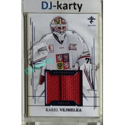 2025/26 Real Cards serie 1 Collectors Edition #AJ-27 Karel Vejmelka Authentic Patch Blue 07/19