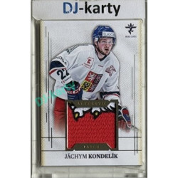 2025/26 Real Cards serie 1 Collectors Edition #AJ-11 Jáchym Kondelík Authentic Patch Platinum 8/9