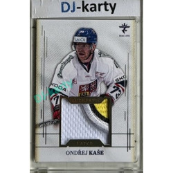 2025/26 Real Cards serie 1 Collectors Edition #AJ-08 Ondřej Kaše Authentic Patch Platinum 4/9