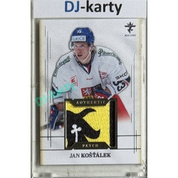 2025/26 Real Cards serie 1 Collectors Edition #AJ-12 Jan Košťálek Authentic Patch Platinum 6/9