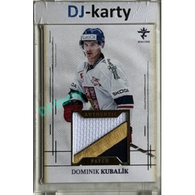 2025/26 Real Cards serie 1 Collectors Edition #AJ-15 Dominik Kubalík Authentic Patch Platinum 1/9