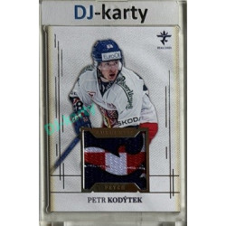2025/26 Real Cards serie 1 Collectors Edition #AJ-10 Petr Kodýtek Authentic Patch Platinum 7/9