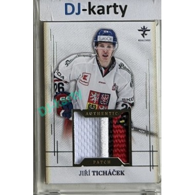 2025/26 Real Cards serie 1 Collectors Edition #AJ-25 Jiří Ticháček Authentic Patch Platinum 6/9