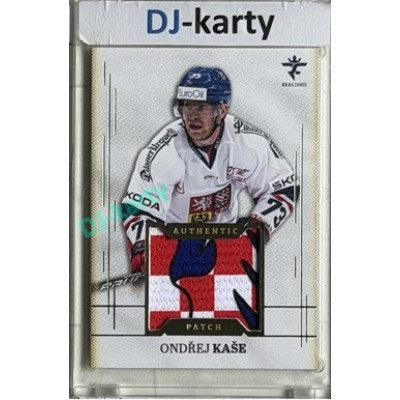 2025/26 Real Cards serie 1 Collectors Edition #AJ-08 Ondřej Kaše Authentic Patch Platinum 7/9