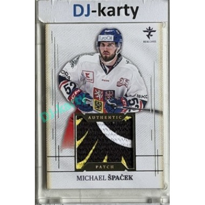 2025/26 Real Cards serie 1 Collectors Edition #AJ-24 Michael Špaček Authentic Patch Platinum 6/9