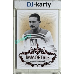 2025/26 Real Cards serie 1 Collectors Edition #JD-04 Jaroslav Drobný Immortals Red xx/23