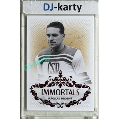 2025/26 Real Cards serie 1 Collectors Edition #JD-04 Jaroslav Drobný Immortals Red xx/23