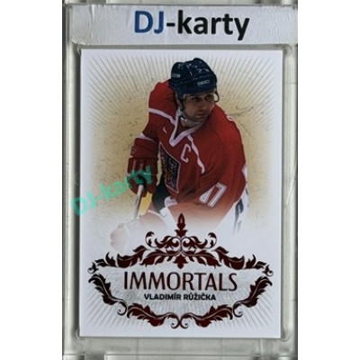 2025/26 Real Cards serie 1 Collectors Edition #VR-23 Vladimír Růžička Immortals Red xx/23