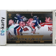 2025/26 Real Cards serie 1 Collectors Edition #MCH-37 Antonín Kadlec / Robert Reichel / Stanislav Neckář Memories of the Champions Wien 96 Canvas Gold xx/30