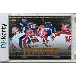 2025/26 Real Cards serie 1 Collectors Edition #MCH-37 Antonín Kadlec / Robert Reichel / Stanislav Neckář Memories of the Champions Wien 96 Canvas Gold xx/30