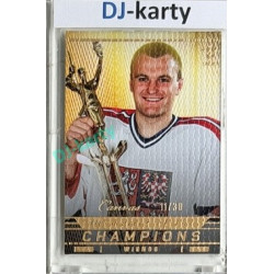 2025/26 Real Cards serie 1 Collectors Edition #MCH-05 Robert Reichel Memories of the Champions Wien 96 Canvas Gold xx/30