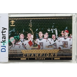 2025/26 Real Cards serie 1 Collectors Edition #MCH-45  Ujčík/Turek/Bělohlav/Čechmánek/Veber/VEjvoda/Patera/Vykoukal Memories of the Champions Wien 96 Canvas Gold xx/30