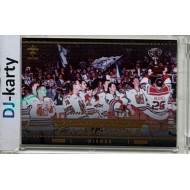 2025/26 Real Cards serie 1 Collectors Edition #MCH-30 část týmu s pohárem Memories of the Champions Wien 96 Canvas Gold xx/30