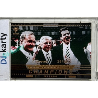 2025/26 Real Cards serie 1 Collectors Edition #MCH-48 Zdeněk Uher / Luděk Bukač / Slavomír Lener Memories of the Champions Wien 96 Canvas Gold xx/30