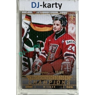 2025/26 Real Cards serie 1 Collectors Edition #MCH-21 Otakar Vejvoda Memories of the Champions Wien 96 Canvas Gold xx/30