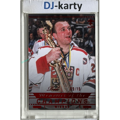 2025/26 Real Cards serie 1 Collectors Edition #MCH-03 Robert Reichel Memories of the Champions Wien 96 Red xx/15