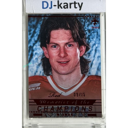 2025/26 Real Cards serie 1 Collectors Edition #MCH-09 Martin Procházka Memories of the Champions Wien 96 Red xx/15