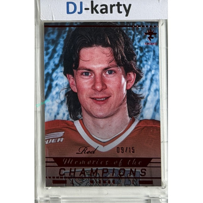 2025/26 Real Cards serie 1 Collectors Edition #MCH-09 Martin Procházka Memories of the Champions Wien 96 Red xx/15