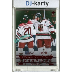 2025/26 Real Cards serie 1 Collectors Edition #MCH-24 Martin Procházka / Robert Lang Memories of the Champions Wien 96 Red xx/15