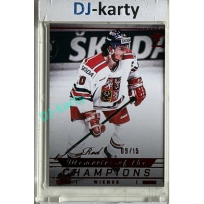 2025/26 Real Cards serie 1 Collectors Edition #MCH-20 Martin Procházka Memories of the Champions Wien 96 Red xx/15