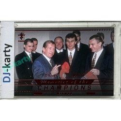 2025/26 Real Cards serie 1 Collectors Edition #MCH-33 Jiří Kučera / Robert Reichel / Václav Havel Memories of the Champions Wien 96 Red xx/15