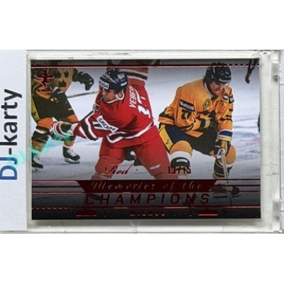 2025/26 Real Cards serie 1 Collectors Edition #MCH-42 Jiří Veber Memories of the Champions Wien 96 Red xx/15