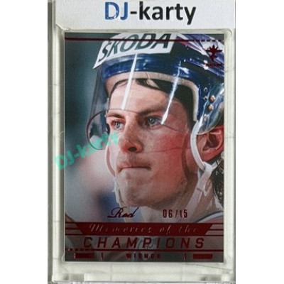 2025/26 Real Cards serie 1 Collectors Edition #MCH-15 Martin Procházka Memories of the Champions Wien 96 Red xx/15