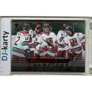 2025/26 Real Cards serie 1 Collectors Edition #MCH-40 Tomáš Kaberle / Martin Procházka / Otakar Vejvoda Memories of the Champions Wien 96 Red xx/15