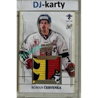 2025/26 Real Cards serie 1 Collectors Edition #AJ-2 Roman Červenka Authentic Patch Platinum CARD SHOW 2026 1of1