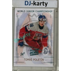 2025/26 Real Cards serie 1 Collectors Edition #U20-19 Tomáš Poletín World junior Championship U20 2025/26 Canvas Blue CARD SHOW 2026 1of1