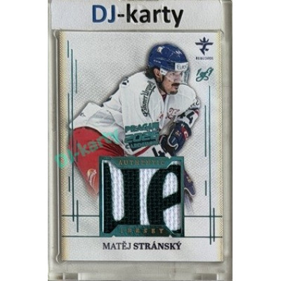 2025/26 Real Cards serie 1 Collectors Edition #AJ-21 Matěj Stránský Authentic Jersey Turquoise CARD SHOW 2026 1of1