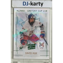 2025/26 Real Cards serie 1 Collectors Edition #HG-06 David Huk Hlinka-Gretzky cup U18 Emerald CARD SHOW 2026 1of1